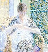 Frieseke, Frederick Carl On the Balcony painting